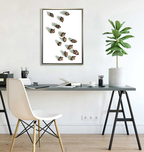 Acorns - Open Edition Canvas Print - Liza Pruitt