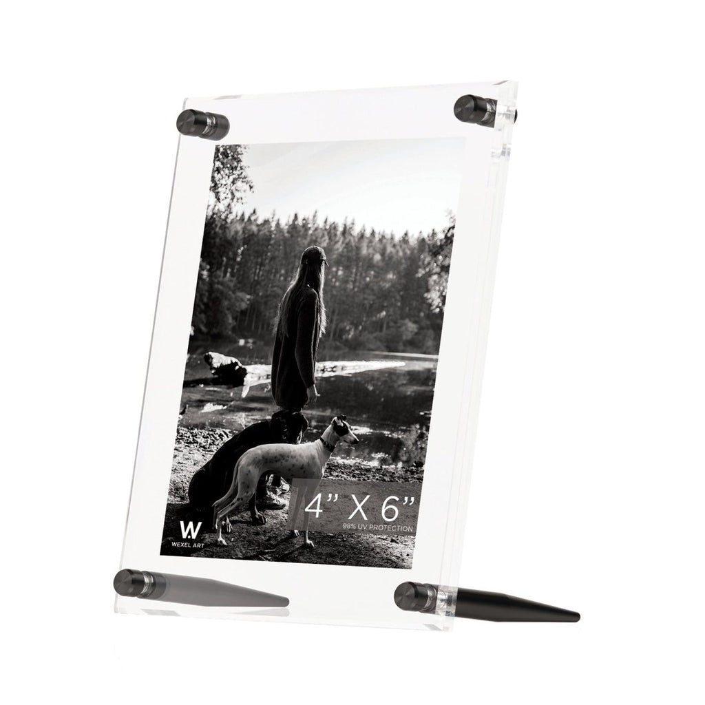 Acrylic Bevel Tabletop Float Frame for 4x6" Photos - Liza Pruitt