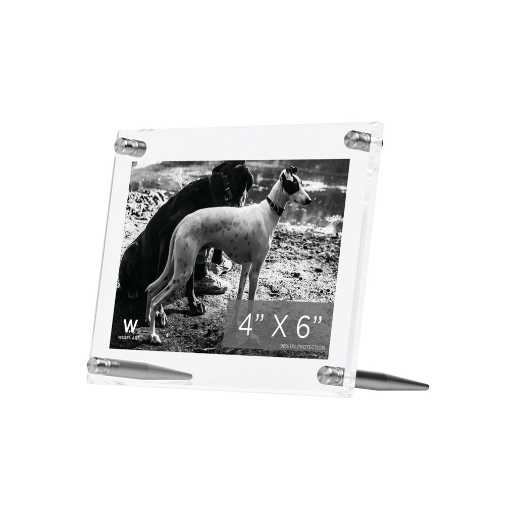 Acrylic Bevel Tabletop Float Frame for 4x6" Photos - Liza Pruitt