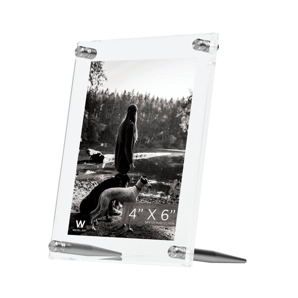 Acrylic Bevel Tabletop Float Frame for 4x6" Photos - Liza Pruitt