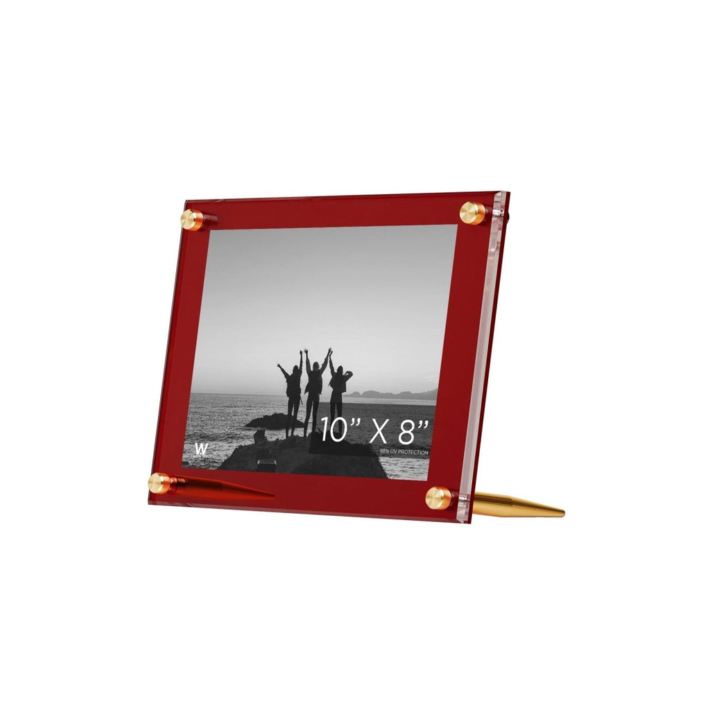 Acrylic Bevel Tabletop Float Frame for 8x10" photos - Liza Pruitt