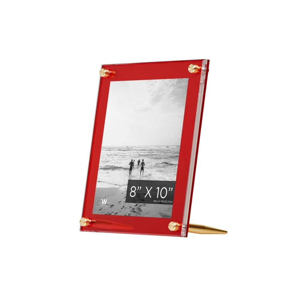 Acrylic Bevel Tabletop Float Frame for 8x10" photos - Liza Pruitt