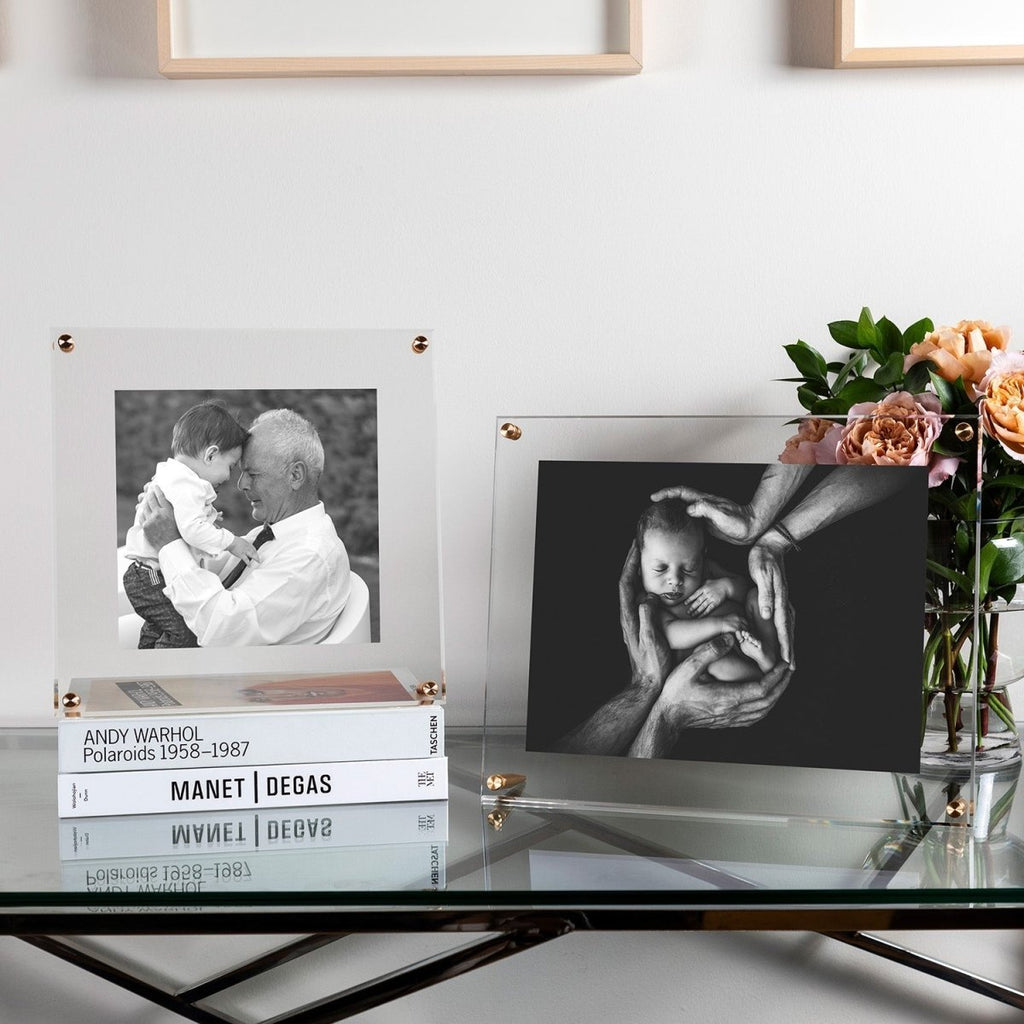 Acrylic Bevel Tabletop Float Frames - Liza Pruitt