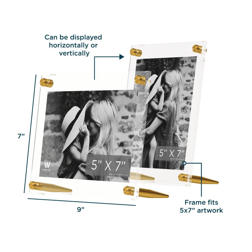 Acrylic Bevel Tabletop Float Frames - Liza Pruitt