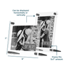 Acrylic Bevel Tabletop Float Frames - Liza Pruitt