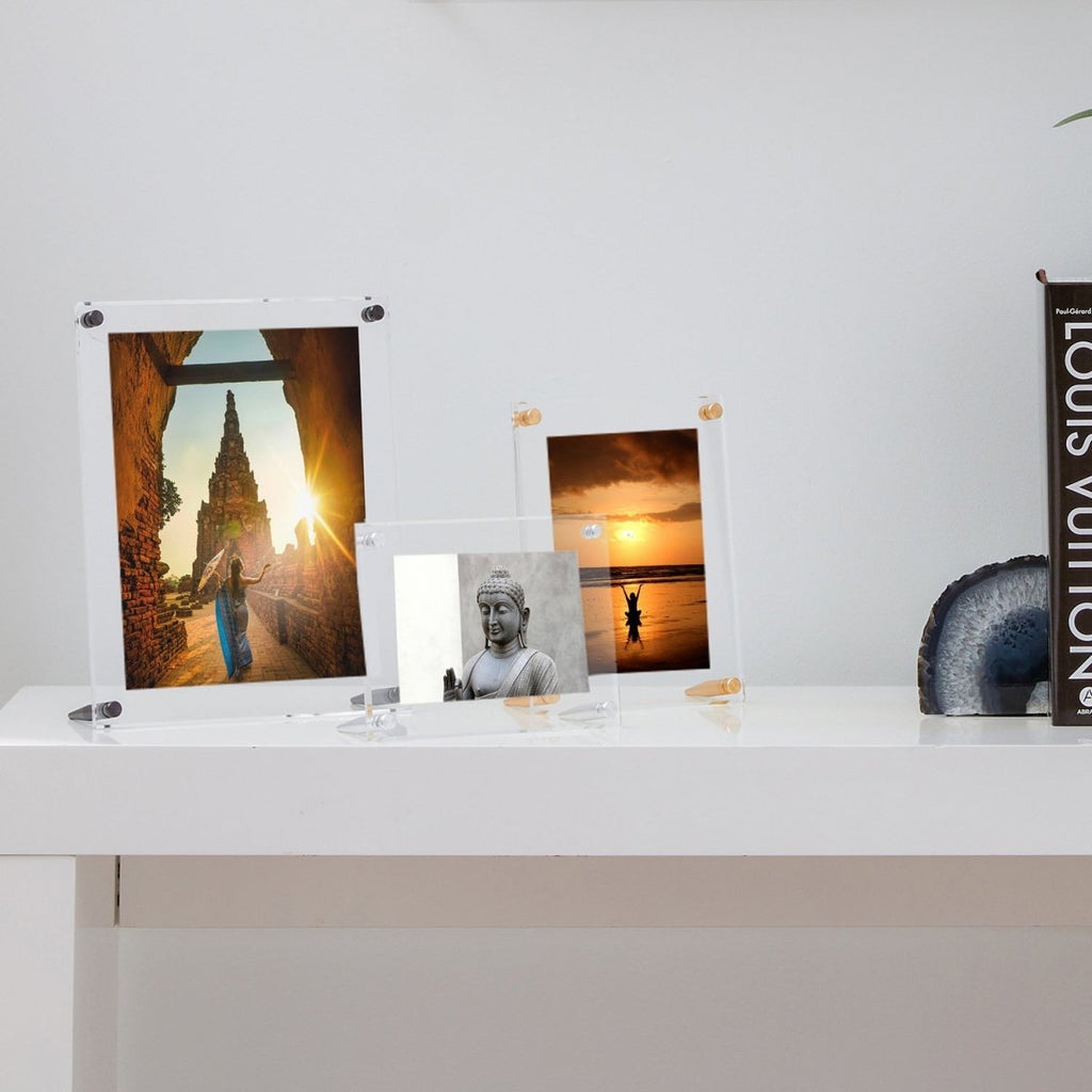 Acrylic Bevel Tabletop Float Frames - Liza Pruitt