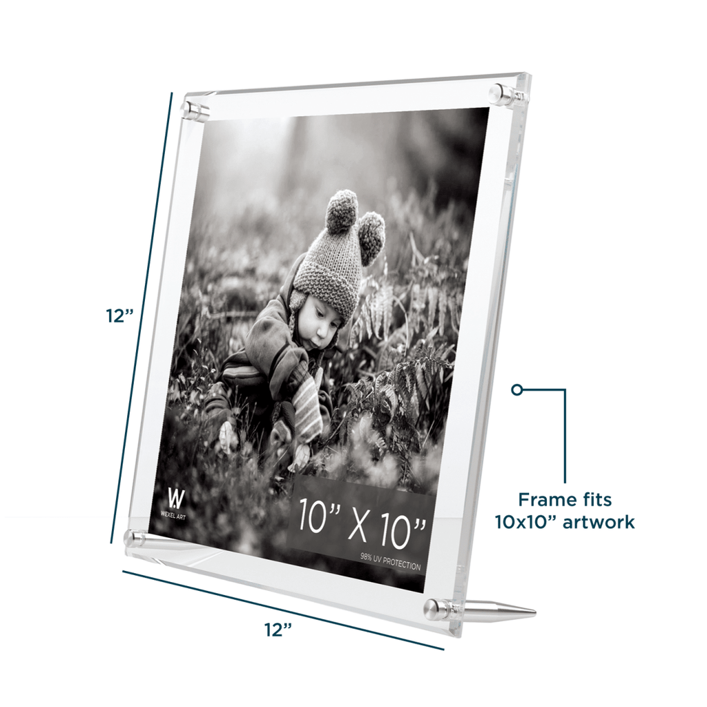 Acrylic Bevel Tabletop Float Frames - Liza Pruitt