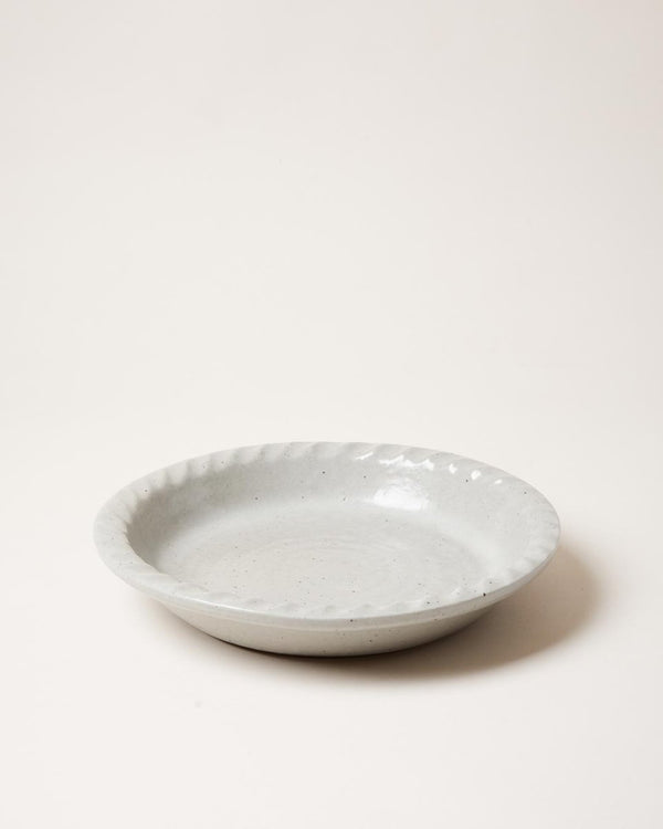 Agrarian Pie Dish - Stone - Liza Pruitt