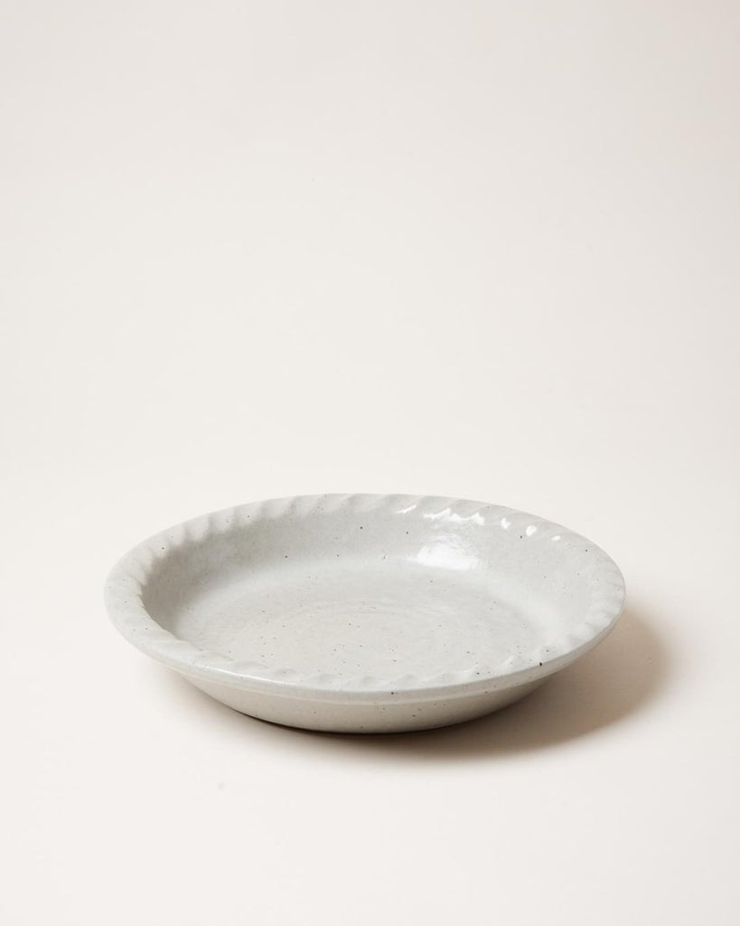 Agrarian Pie Dish - Stone - Liza Pruitt
