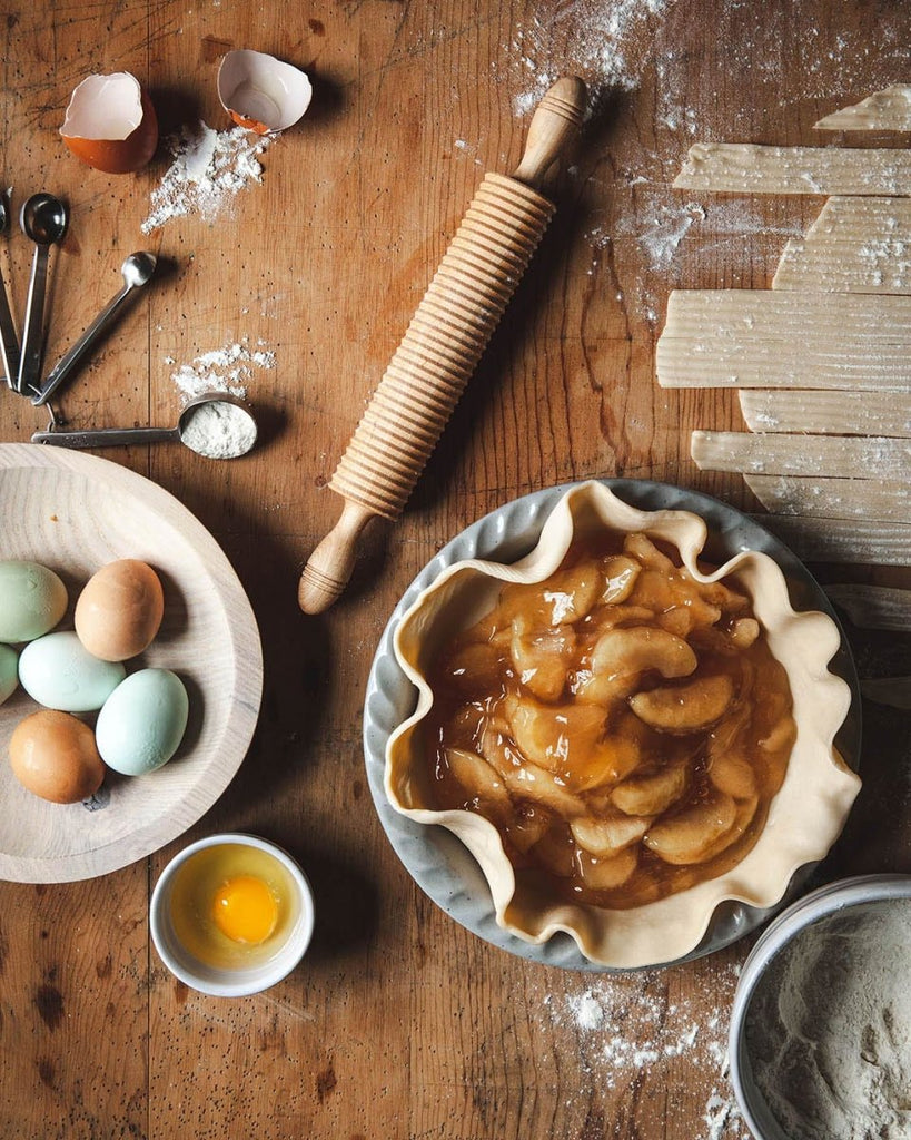 Agrarian Pie Dish - Stone - Liza Pruitt