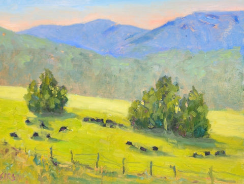Albemarle Cows | 18” h x 24” w - Liza Pruitt