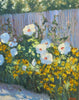 Alleyway Flowers | 30" h x 24" w - Liza Pruitt