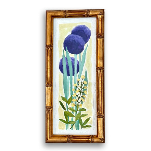 Allium | 11" h x 5" w | Framed - Liza Pruitt