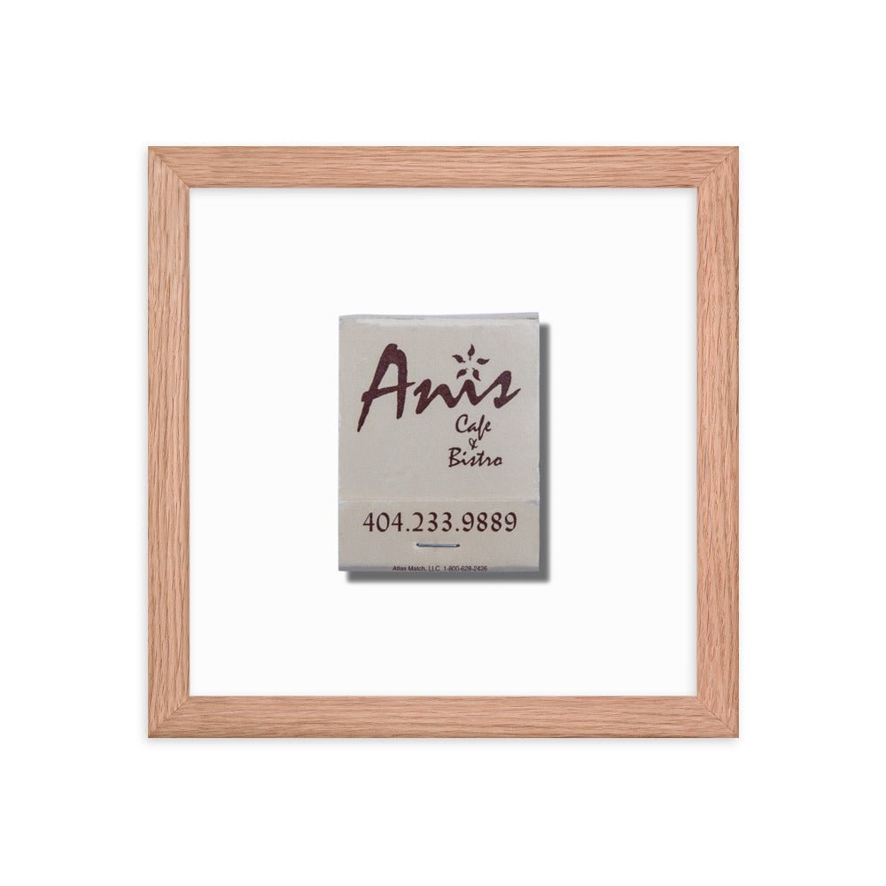 Anis Cafe Framed Print - Liza Pruitt