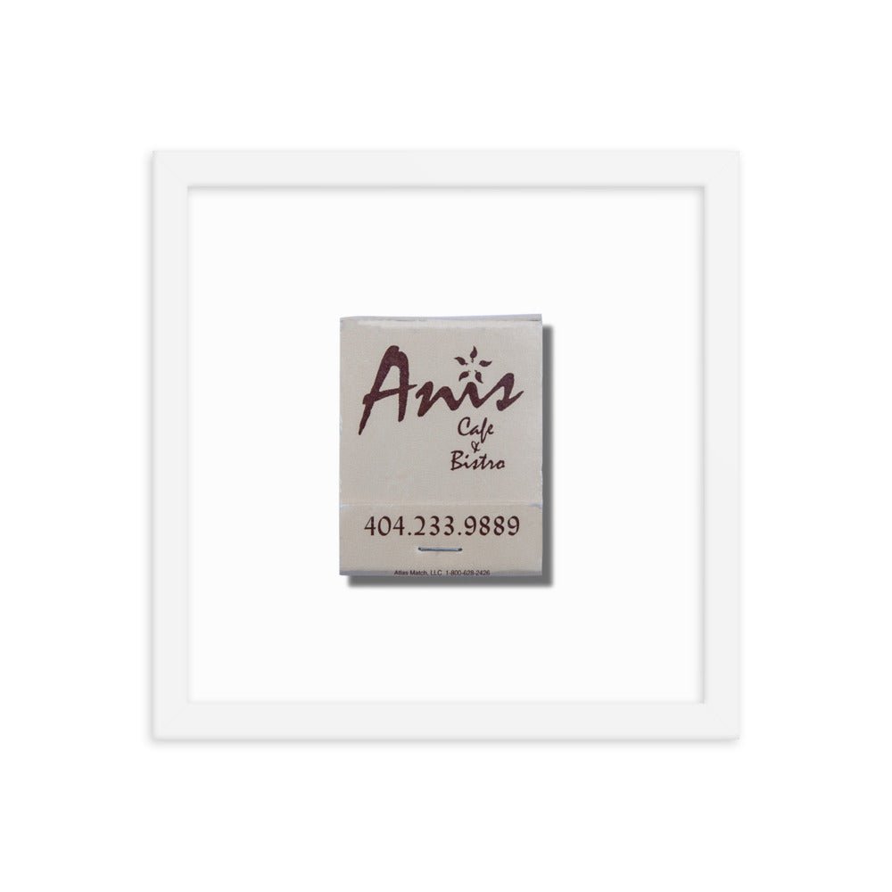 Anis Cafe Framed Print - Liza Pruitt