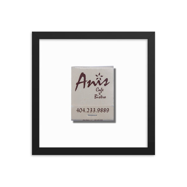 Anis Cafe Framed Print - Liza Pruitt
