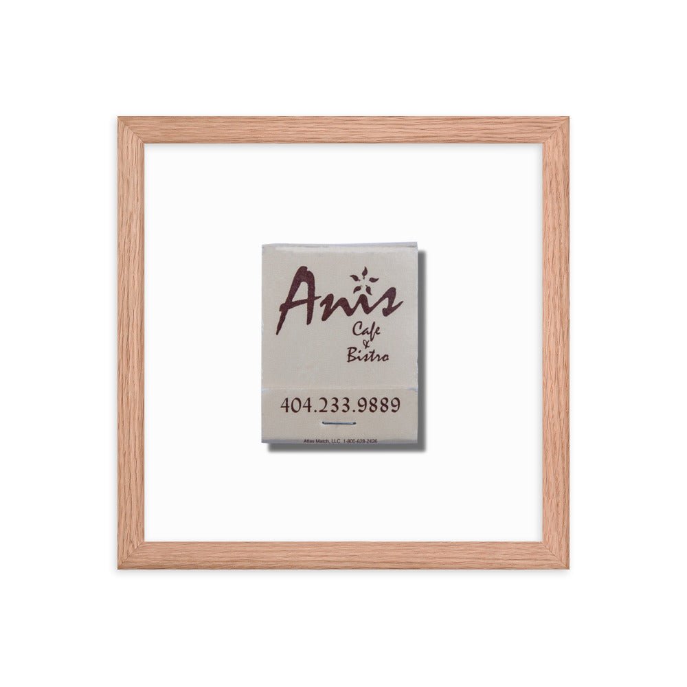 Anis Cafe Framed Print - Liza Pruitt