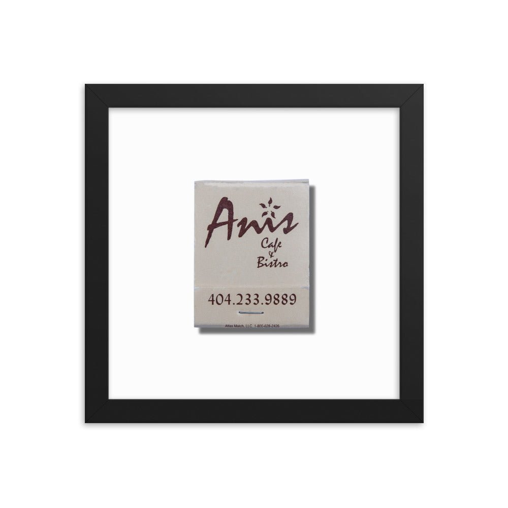 Anis Cafe Framed Print - Liza Pruitt