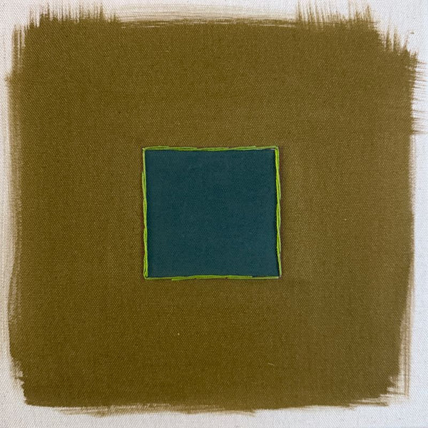 Anthracite Green/Olive Box | 10" h x 10" w - Liza Pruitt