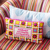 Anxiety Needlepoint Pillow - Liza Pruitt