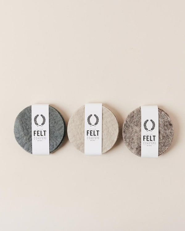 Artisan Felt Coasters - Set of 4 - Liza Pruitt