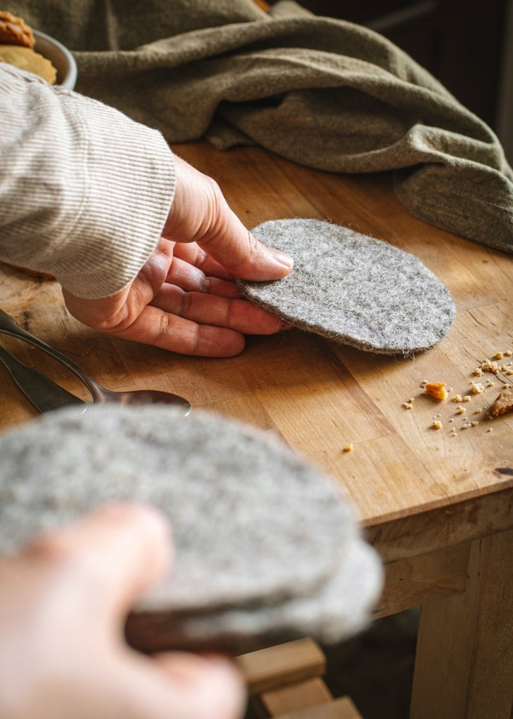 Artisan Felt Coasters - Set of 4 - Liza Pruitt