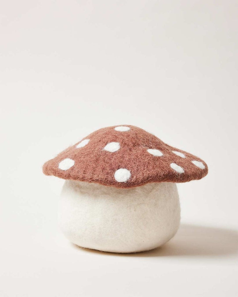 Artisan Felted Mushroom Doorstop - Liza Pruitt