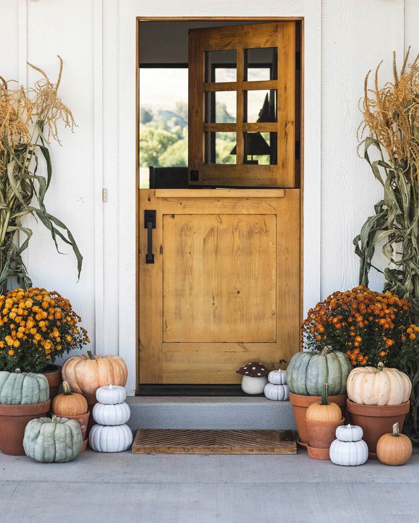 Artisan Felted Mushroom Doorstop - Liza Pruitt