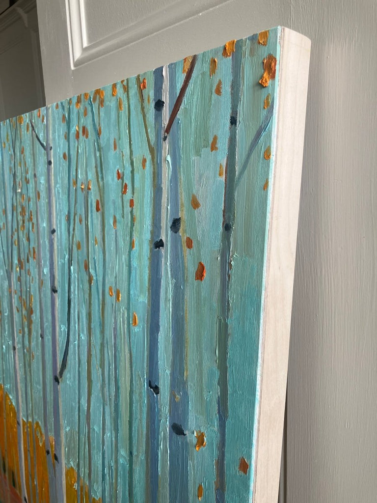 Aspen Meadow | 36" h x 40" w - Liza Pruitt