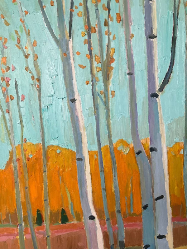 Aspen Meadow | 36" h x 40" w - Liza Pruitt