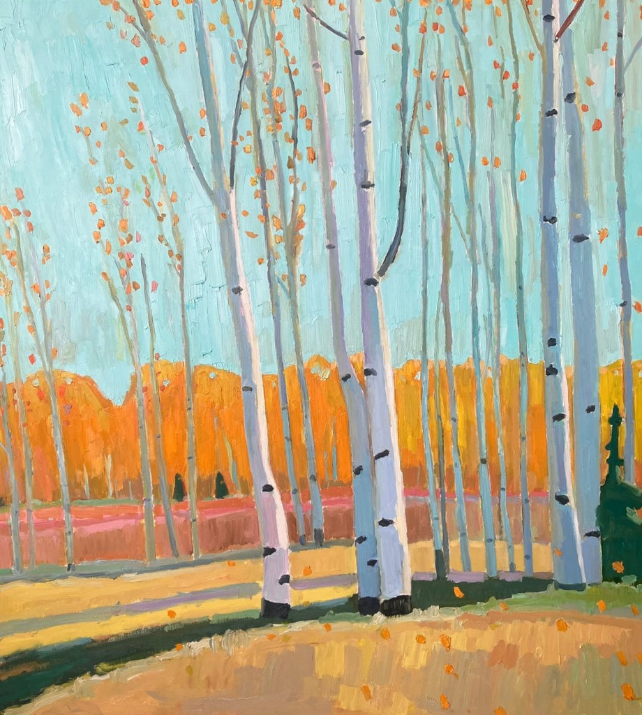 Aspen Meadow | 36" h x 40" w - Liza Pruitt
