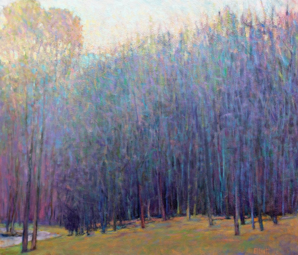 At Pond's Edge, Emerging Spring - Open Edition Canvas Print - Liza Pruitt