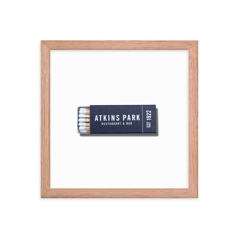 Atkins Park Framed Print - Liza Pruitt