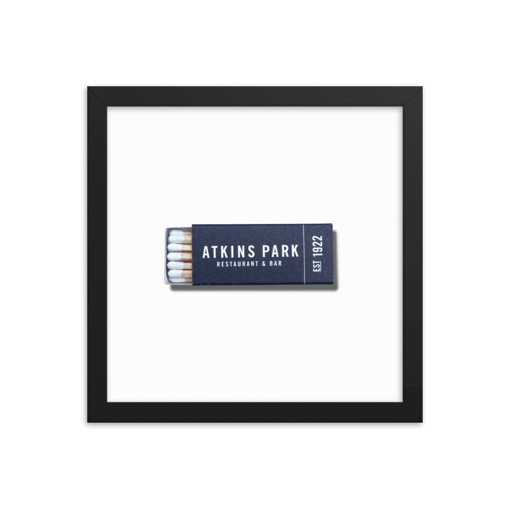 Atkins Park Framed Print - Liza Pruitt