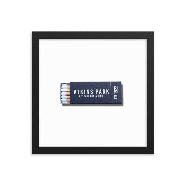 Atkins Park Framed Print - Liza Pruitt