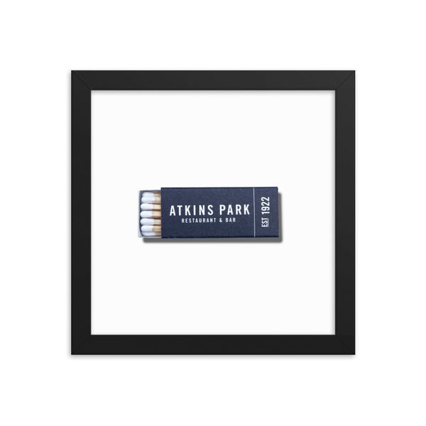 Atkins Park Framed Print - Liza Pruitt