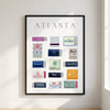 Atlanta Framed Matchbox Print - Liza Pruitt