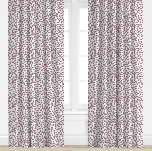 Audrey in Orchid Drapery Panel - Liza Pruitt