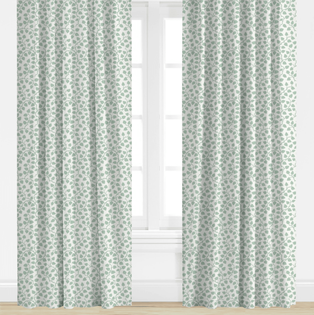 Audrey in Seafoam Drapery Panel - Liza Pruitt