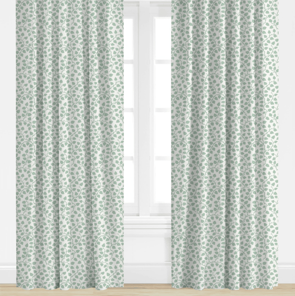 Audrey in Seafoam Drapery Panel - Liza Pruitt