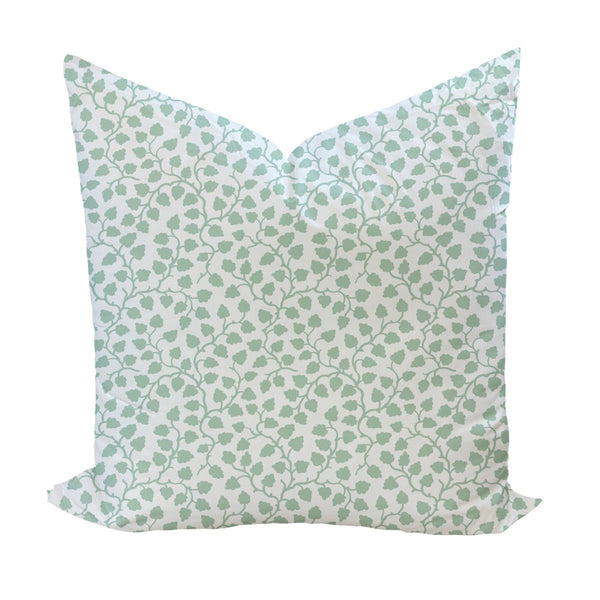 Audrey Pillow Cover in Seafoam - Liza Pruitt