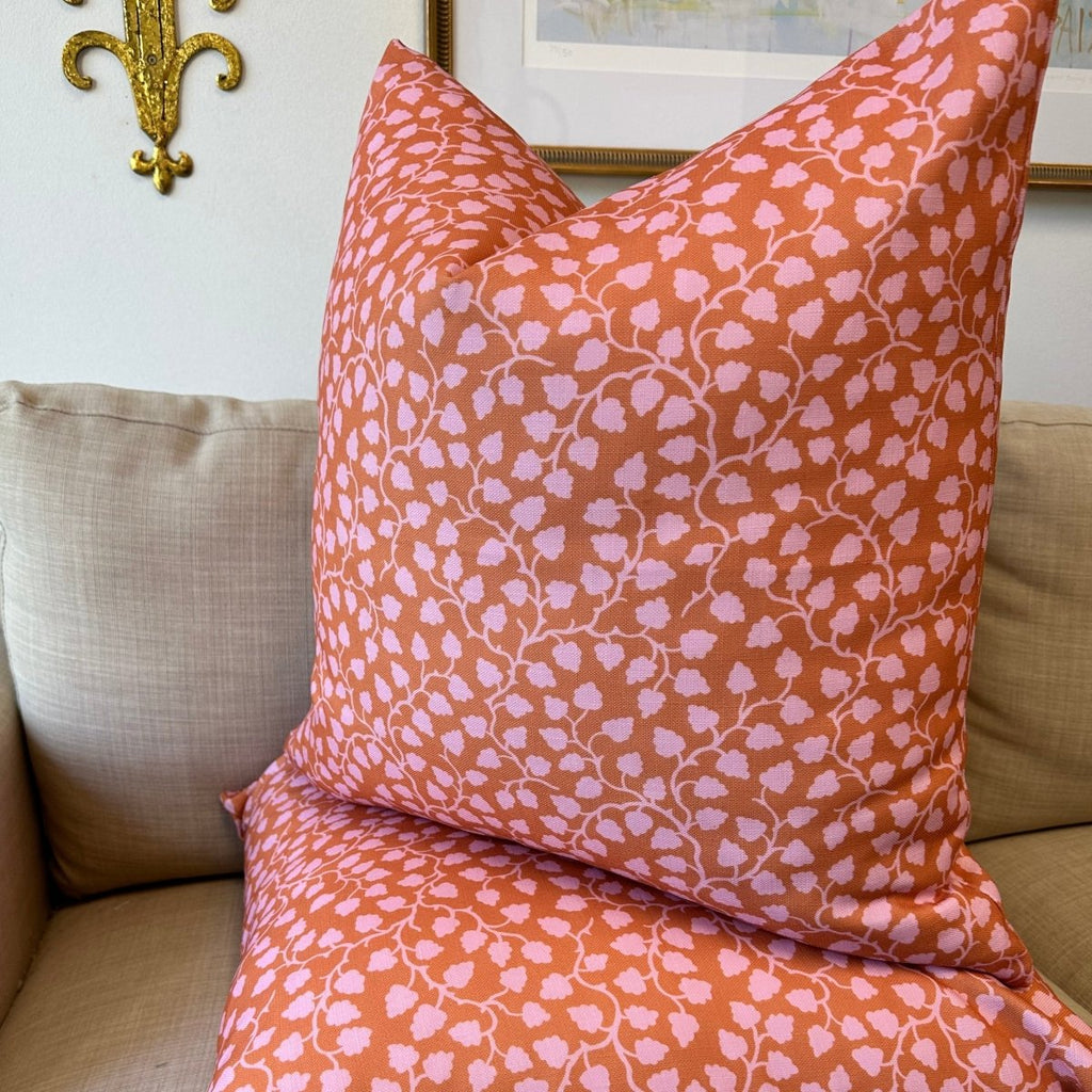 Audrey Pillow Cover in Sunset on Tangerine - Liza Pruitt