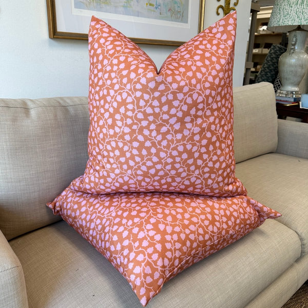 Audrey Pillow Cover in Sunset on Tangerine - Liza Pruitt