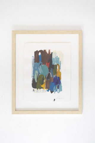 Awakening Framed Paper Abstract III | 28.5" h x 24.5" w - Liza Pruitt