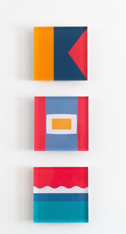 AWE | 34" h x 10" w | 3 Pieces - Liza Pruitt