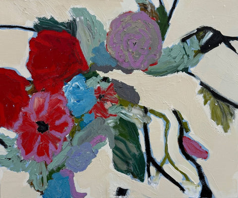 Azure Rebellion | 20" h x 24" w - Liza Pruitt