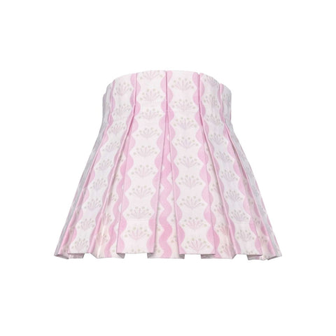 BABY RIVIERA CLASSIC BOX PLEAT LAMPSHADE | PINK - Liza Pruitt