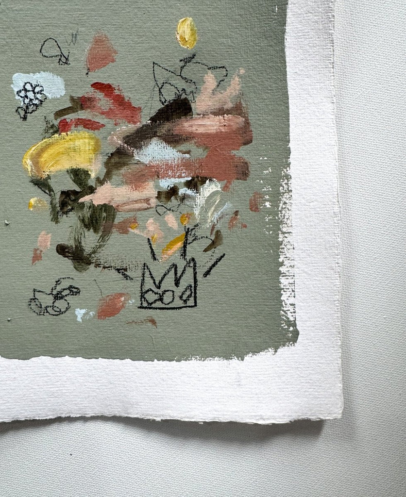 Baby Wolf 11 | 10" h x 8" w - Liza Pruitt