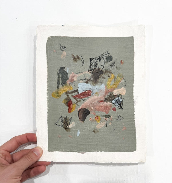 Baby Wolf 7 | 10" h x 8" w - Liza Pruitt