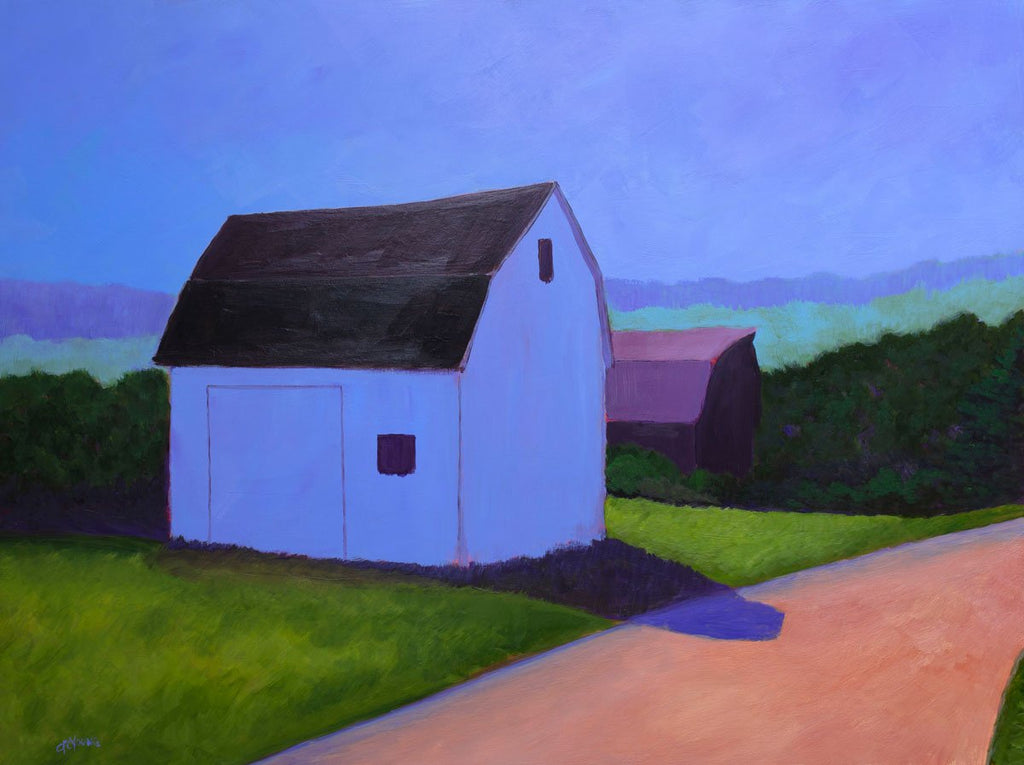 Back Road Barn - Open Edition Canvas Print - Liza Pruitt